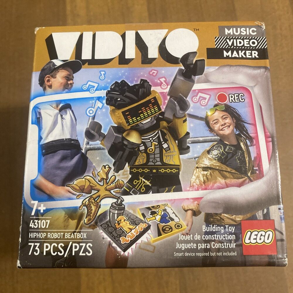 LEGO VIDIYO HipHop Robot BeatBox 43107 Building Toy (73 Pieces), SEALED NEW